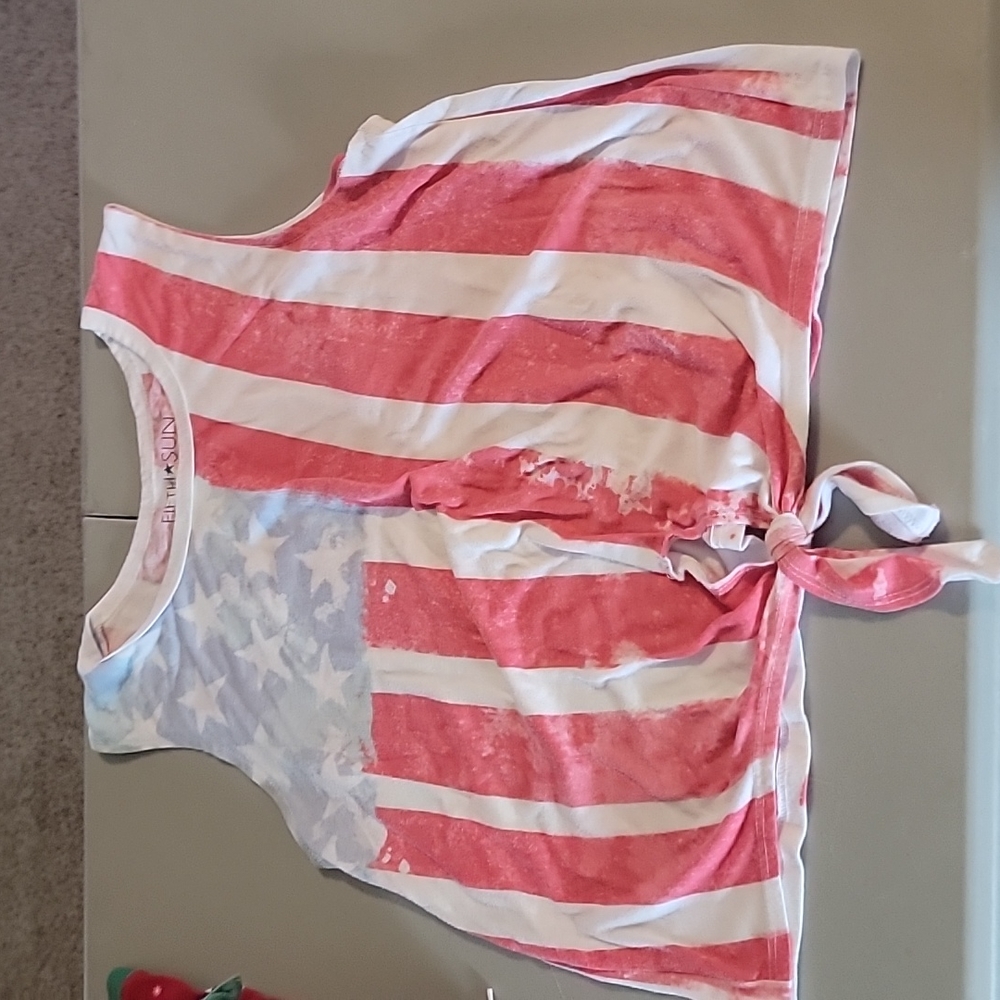 American Flag tank top
